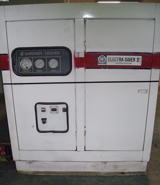 GARDNER DENVER ELECTRA SAVER Model EAPQM Air compressor,